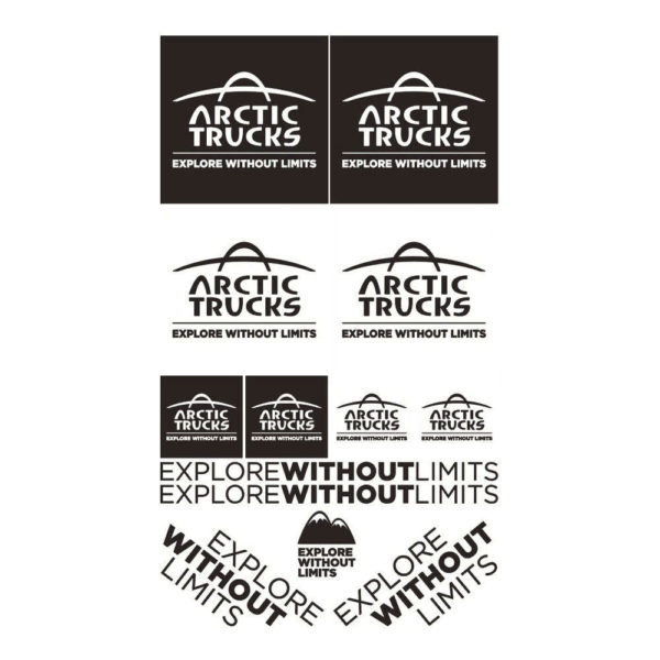 Arctic Trucks Stickers in Black